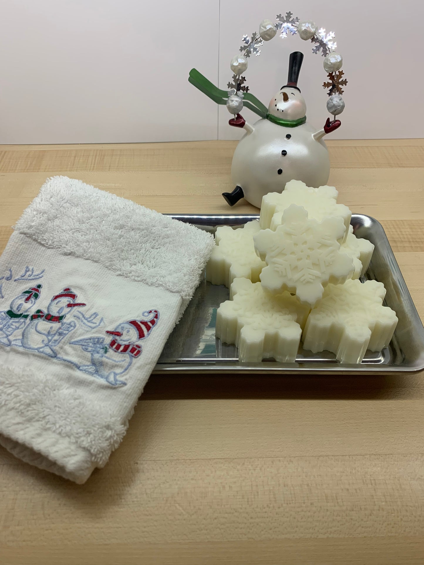 Peppermint Bliss Snowflake Soap