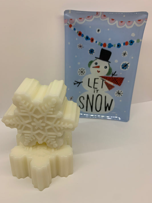 Peppermint Bliss Snowflake Soap
